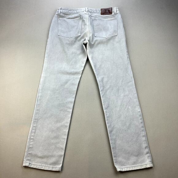 Marine Layer Pants Mens 32x30 Gray Chino Corduroy Slim Fit Straight Leg Casual - Picture 1 of 14